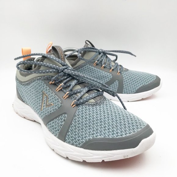 VIONIC Alma Gray Blue Orthotic Athletic Sneakers Trainers Shoes Womens 8.5 - Picture 1 of 9